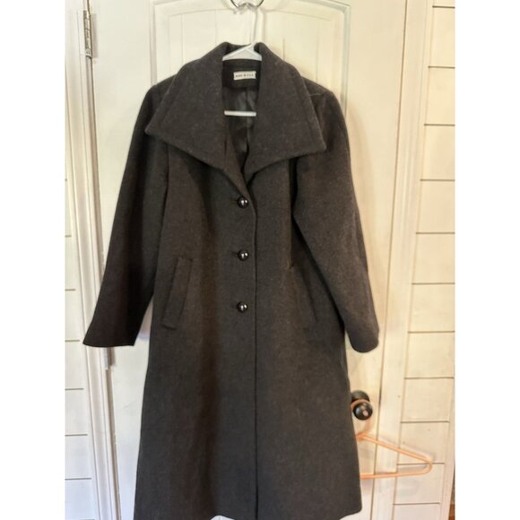 Sycamore Vintage Large Grey Wool Overcoat. Union Made - Picture 1 of 6
